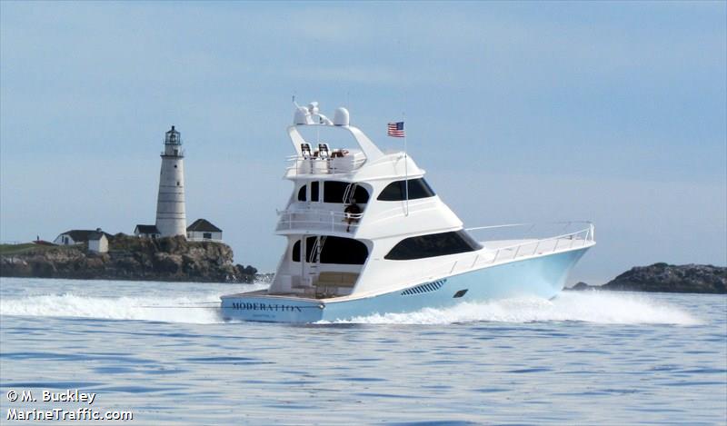 moderation (Pleasure craft) - IMO , MMSI 367538170, Call Sign WDG4591 under the flag of United States (USA)