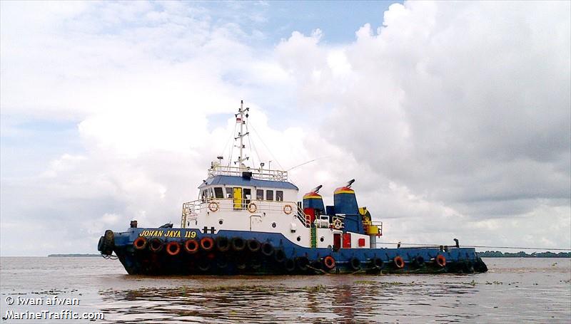 johan jaya 119 (Towing vessel (tow>200)) - IMO , MMSI 525023123, Call Sign YDA4835 under the flag of Indonesia