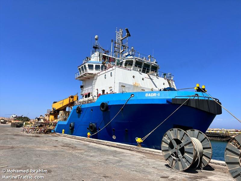 badr 1 (Offshore Tug/Supply Ship) - IMO 9480758, MMSI 538004695, Call Sign V7YN6 under the flag of Marshall Islands