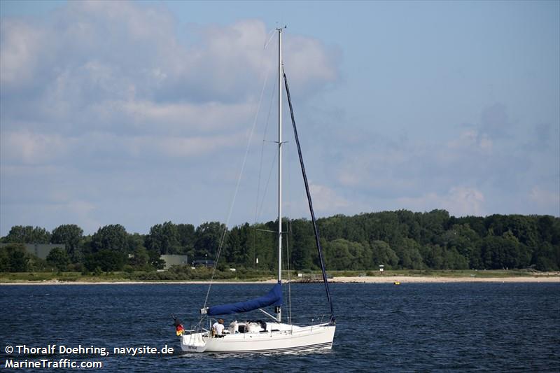nenja (Sailing vessel) - IMO , MMSI 211727450, Call Sign DF2220 under the flag of Germany