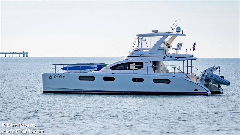 as you wish (Sailing vessel) - IMO , MMSI 338176304, Call Sign 1253356 under the flag of USA