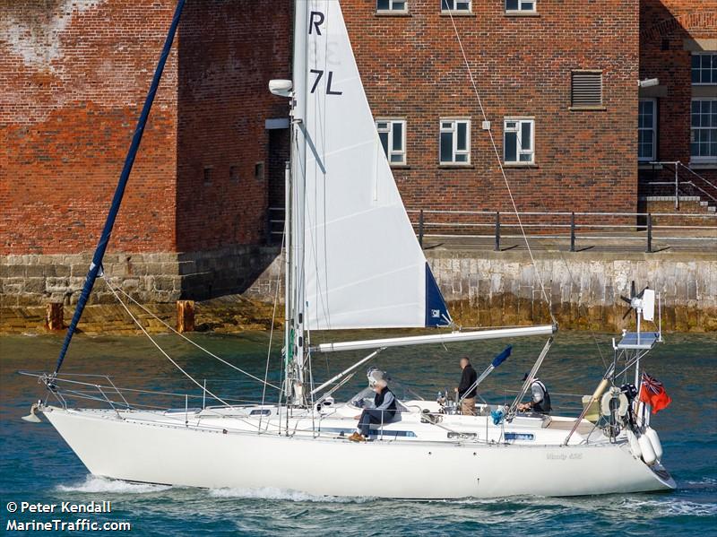 second wind (Pleasure craft) - IMO , MMSI 235086017, Call Sign 2CSQ7 under the flag of United Kingdom (UK)