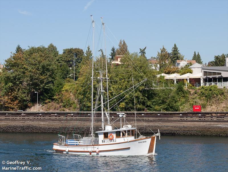 fv halmia (Fishing vessel) - IMO , MMSI 366886690, Call Sign WDB3401 under the flag of United States (USA)