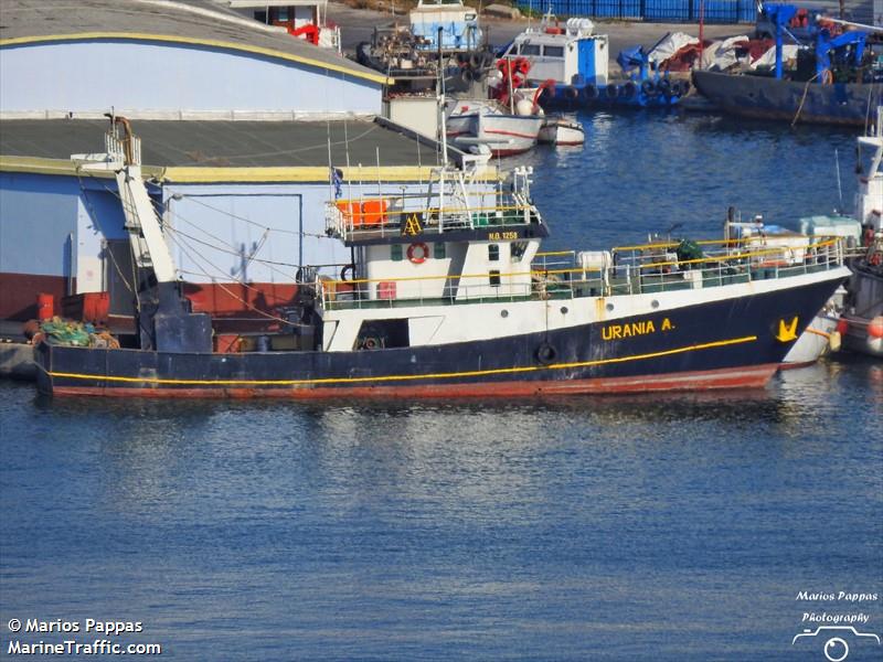 ourania a (Fishing Vessel) - IMO 8699716, MMSI 241091000, Call Sign SVA4730 under the flag of Greece