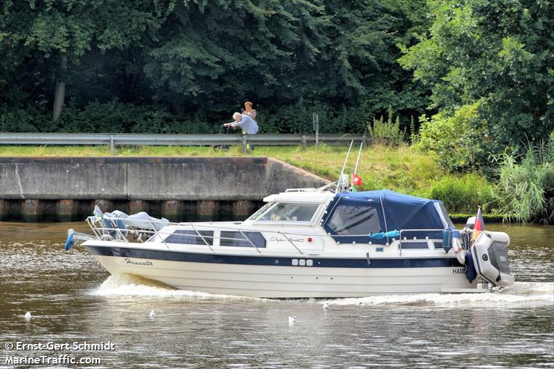 hamonita (Pleasure craft) - IMO , MMSI 211722760, Call Sign DB5697 under the flag of Germany
