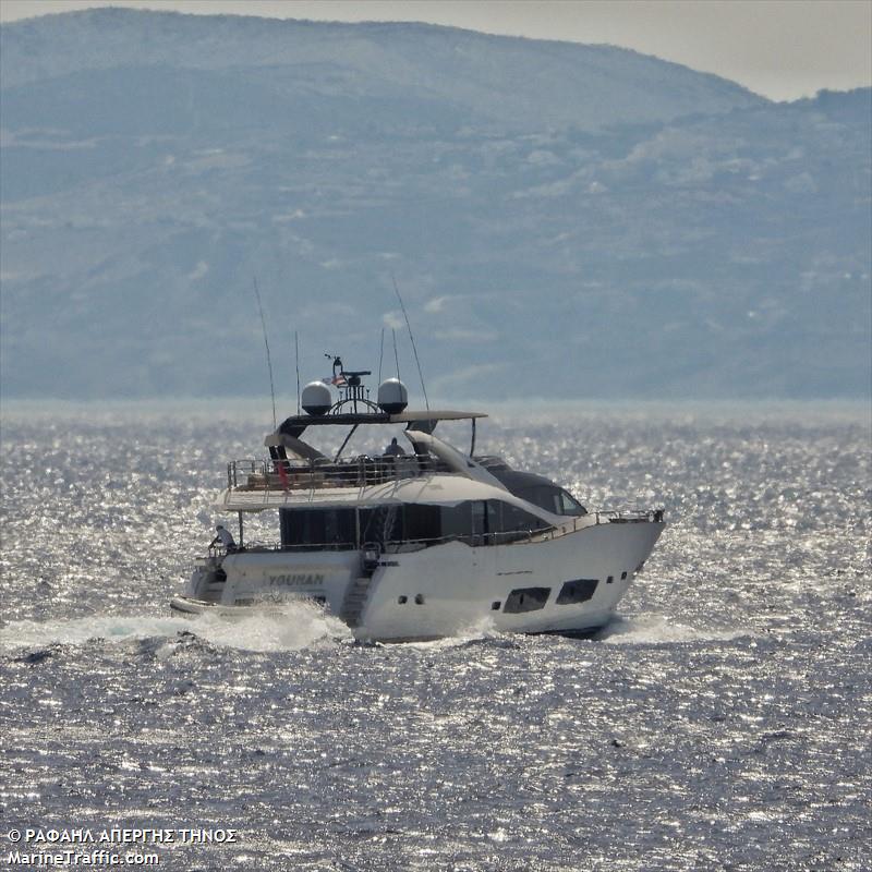 younan (Pleasure craft) - IMO , MMSI 232014927, Call Sign MCXJ3 under the flag of United Kingdom (UK)