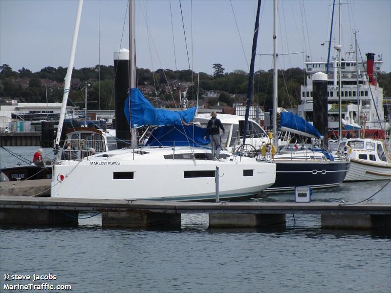 marlow ropes (Pleasure craft) - IMO , MMSI 232029794, Call Sign MIBS5 under the flag of United Kingdom (UK)