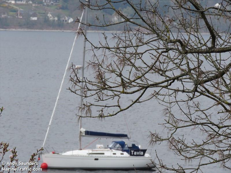 tavia (Pleasure craft) - IMO , MMSI 235005533, Call Sign ZINJ8 under the flag of United Kingdom (UK)