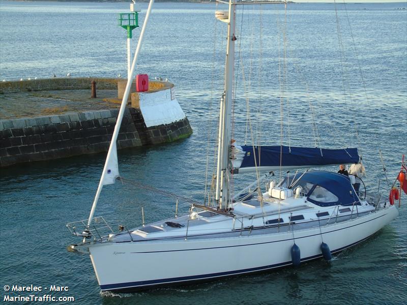 kacana (Sailing vessel) - IMO , MMSI 235028144, Call Sign MJPB5 under the flag of United Kingdom (UK)