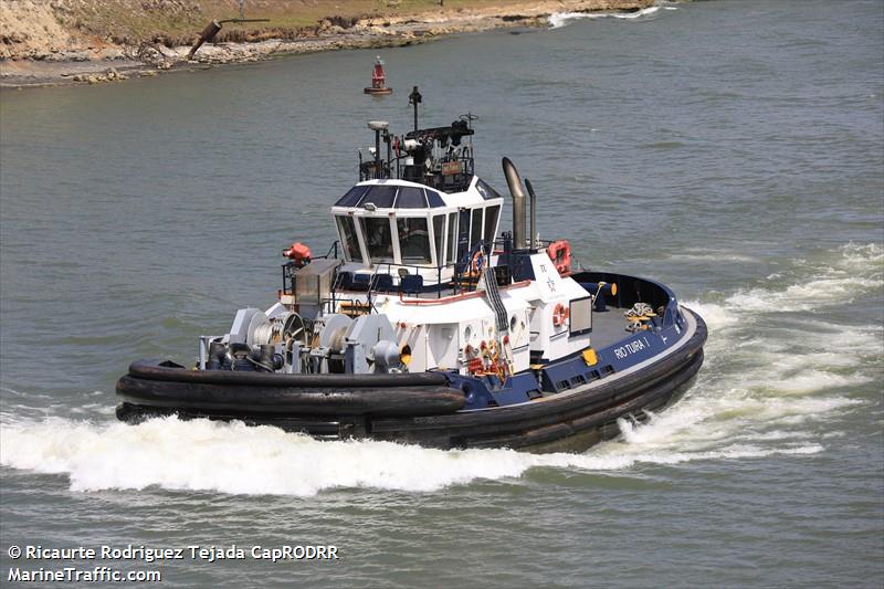 rio tuira. (Tug) - IMO , MMSI 370774000, Call Sign TUG)TU under the flag of Panama