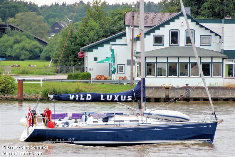 vild luxus (Sailing vessel) - IMO , MMSI 219008443, Call Sign XPD6710 under the flag of Denmark