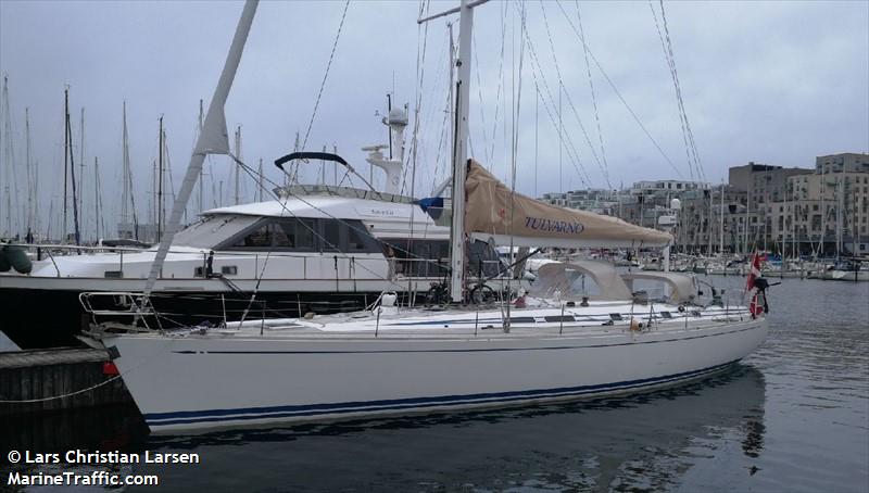 tulvarno (Pleasure craft) - IMO , MMSI 219026018, Call Sign XPH4774 under the flag of Denmark