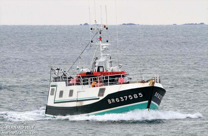 etoile darvor ii (Fishing vessel) - IMO , MMSI 226199000, Call Sign FHDN under the flag of France