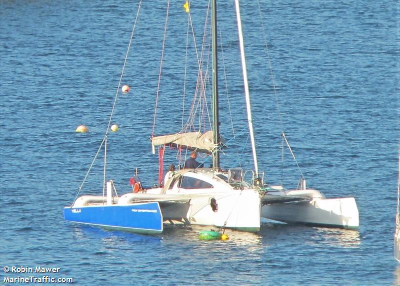 yella (Sailing vessel) - IMO , MMSI 228033910, Call Sign FAH5848 under the flag of France