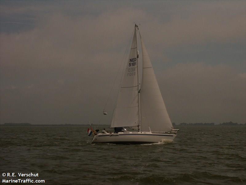 ultimate (Sailing vessel) - IMO , MMSI 244020343, Call Sign PE4784 under the flag of Netherlands