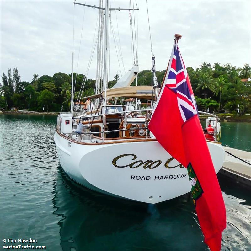 coro coro (Sailing vessel) - IMO , MMSI 378145000, Call Sign ZJL6729 under the flag of British Virgin Islands