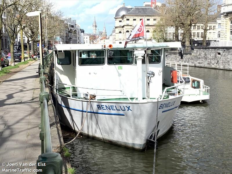 benelux 3 (Passenger ship) - IMO , MMSI 205478490, Call Sign OT 4784 under the flag of Belgium