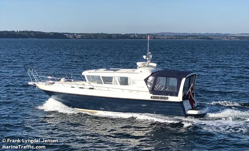 blue wrangler (Pleasure craft) - IMO , MMSI 219014424, Call Sign XPE2507 under the flag of Denmark