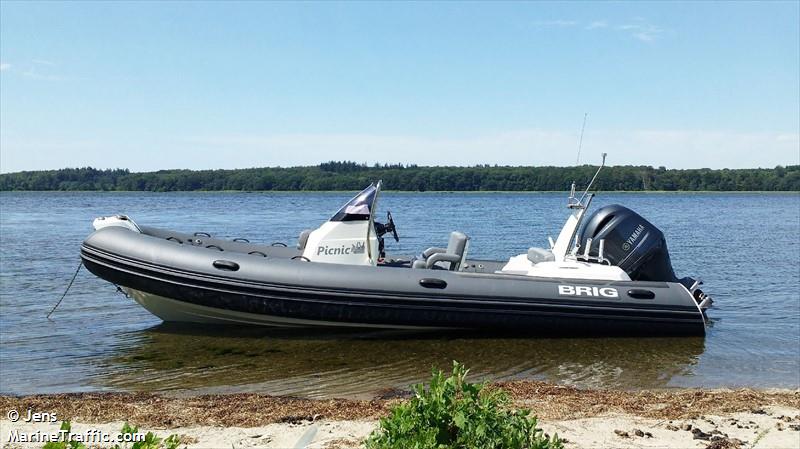 picnic (Pleasure craft) - IMO , MMSI 219023845, Call Sign XPH2759 under the flag of Denmark