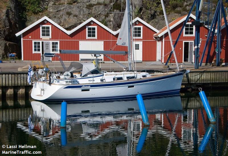 amanda (Sailing vessel) - IMO , MMSI 230138510, Call Sign OH7837 under the flag of Finland