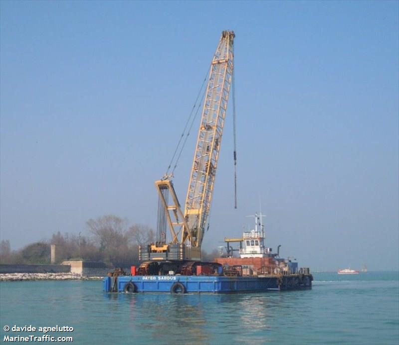 pater sardus (Crane Ship) - IMO 8959374, MMSI 247278700, Call Sign IQPP under the flag of Italy