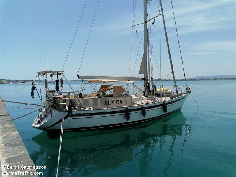 alkira (Sailing vessel) - IMO , MMSI 265795370, Call Sign SF4522 under the flag of Sweden