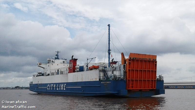 mutiara ferindo iii (Ro-Ro Cargo Ship) - IMO 8980488, MMSI 525200312, Call Sign YBWJ2 under the flag of Indonesia