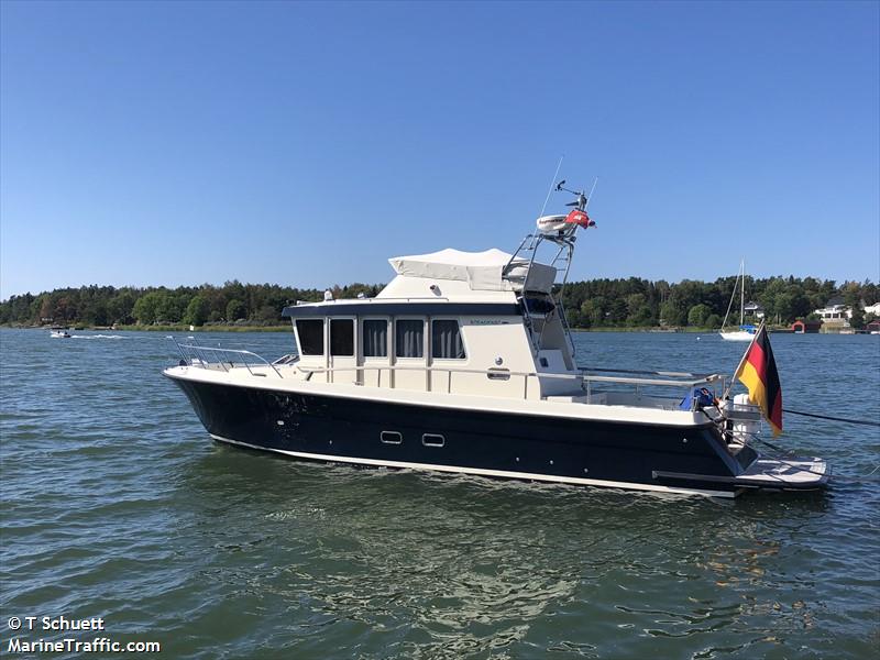 steadfast (Pleasure craft) - IMO , MMSI 211643410, Call Sign DK7599 under the flag of Germany