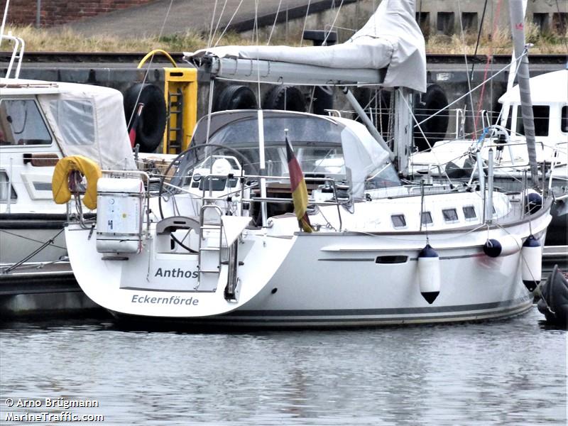 anthos (Pleasure craft) - IMO , MMSI 211732790, Call Sign DB9155 under the flag of Germany