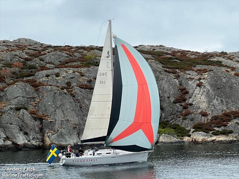 first 30 eira (Pleasure craft) - IMO , MMSI 265690050, Call Sign SE3397 under the flag of Sweden