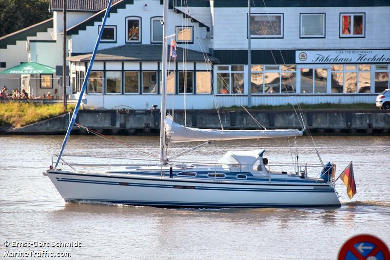 keep smiling (Sailing vessel) - IMO , MMSI 211172490, Call Sign DK4944 under the flag of Germany