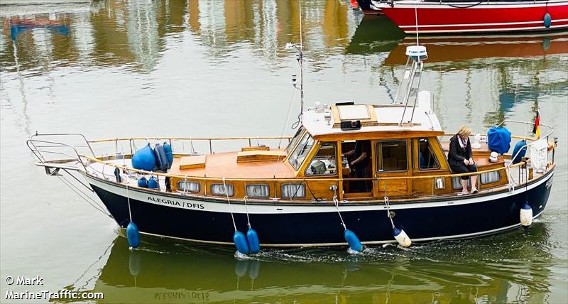alegria (Pleasure craft) - IMO , MMSI 211732210 under the flag of Germany