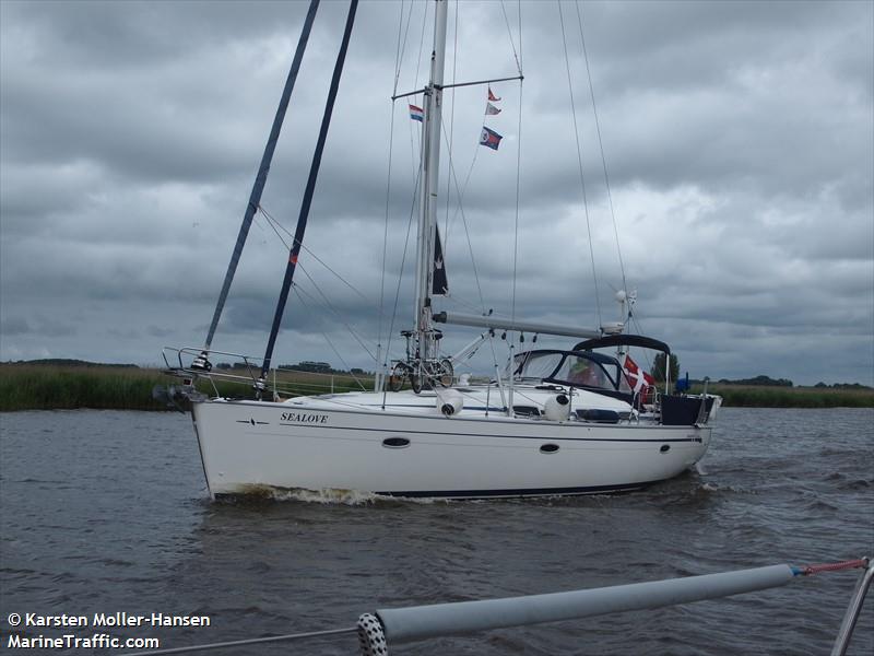 sealove (Pleasure craft) - IMO , MMSI 219016742, Call Sign XPE4100 under the flag of Denmark