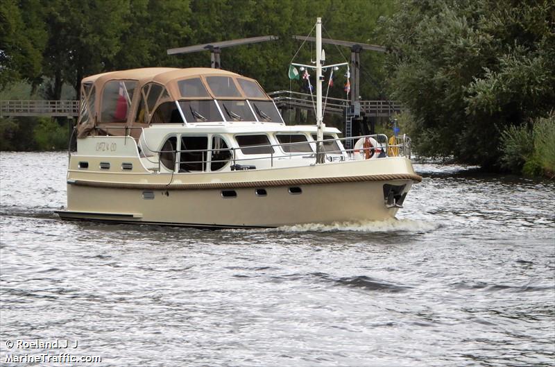 blue heaven (Pleasure craft) - IMO , MMSI 244850161, Call Sign PB9100 under the flag of Netherlands