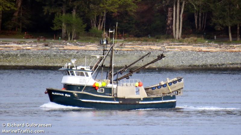 aleutian sun (Fishing vessel) - IMO , MMSI 367680310, Call Sign WDI2649 under the flag of United States (USA)