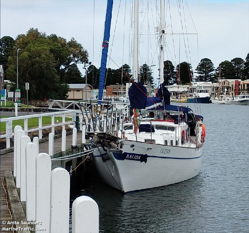 kalida (Sailing vessel) - IMO , MMSI 503104070, Call Sign DU234S under the flag of Australia
