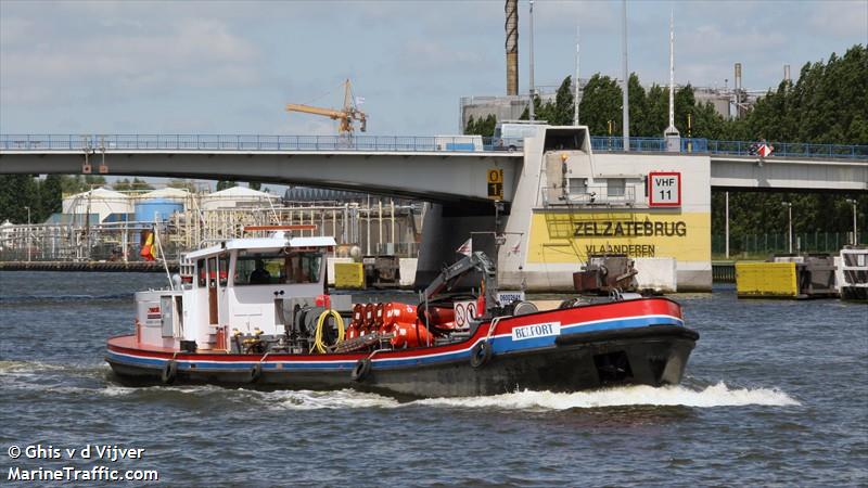 belfort (Tanker) - IMO , MMSI 205208690, Call Sign OT2086 under the flag of Belgium