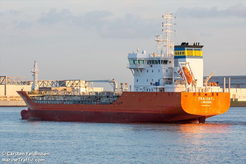 traviata (Chemical/Oil Products Tanker) - IMO 9684122, MMSI 209221000, Call Sign 5BXS4 under the flag of Cyprus