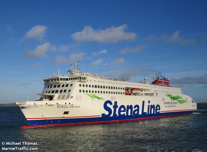 stena estrid (Passenger/Ro-Ro Cargo Ship) - IMO 9807293, MMSI 209878000, Call Sign 5BLA5 under the flag of Cyprus