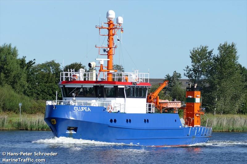 clupea (Fishing Support Vessel) - IMO 9573359, MMSI 211542610, Call Sign DBFM under the flag of Germany
