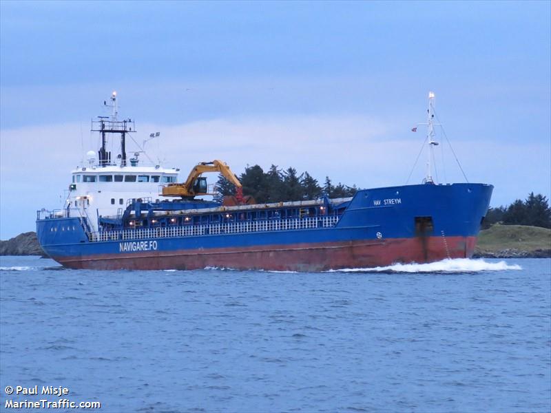 hav streym (General Cargo Ship) - IMO 9126625, MMSI 231251000, Call Sign OZ2144 under the flag of Faeroe Islands