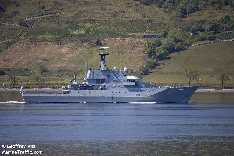 hms tyne (Patrol Vessel) - IMO 9261322, MMSI 234605000, Call Sign GAAD under the flag of United Kingdom (UK)