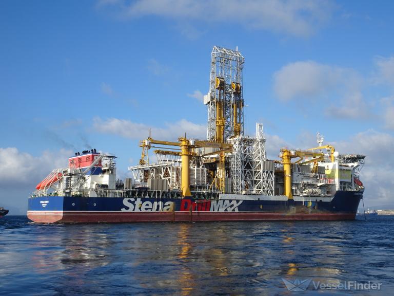 stena forth (Drilling Ship) - IMO 9428932, MMSI 235074573, Call Sign 2COV5 under the flag of United Kingdom (UK)