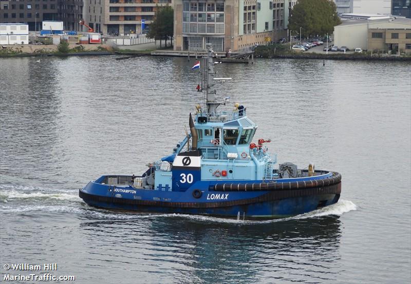 lomax (Tug) - IMO 9657832, MMSI 235096265, Call Sign 2GCQ5 under the flag of United Kingdom (UK)