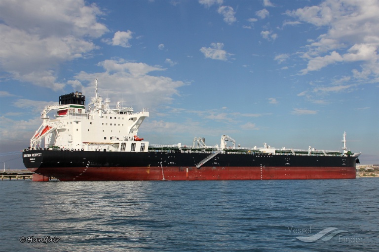 kmarin respect (Crude Oil Tanker) - IMO 9683001, MMSI 235108525, Call Sign 2ICH7 under the flag of United Kingdom (UK)