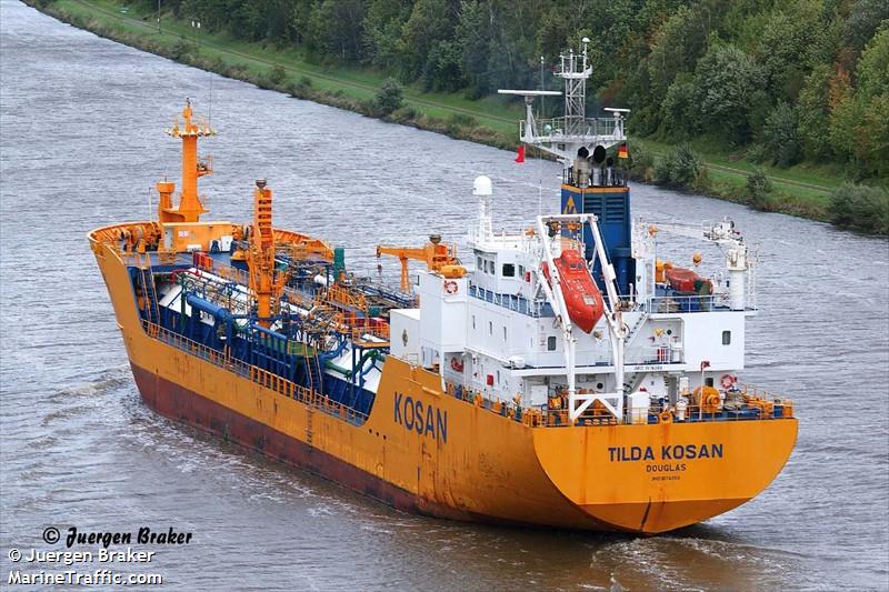 tilda kosan (LPG Tanker) - IMO 9174359, MMSI 235508000, Call Sign ZIQT4 under the flag of United Kingdom (UK)