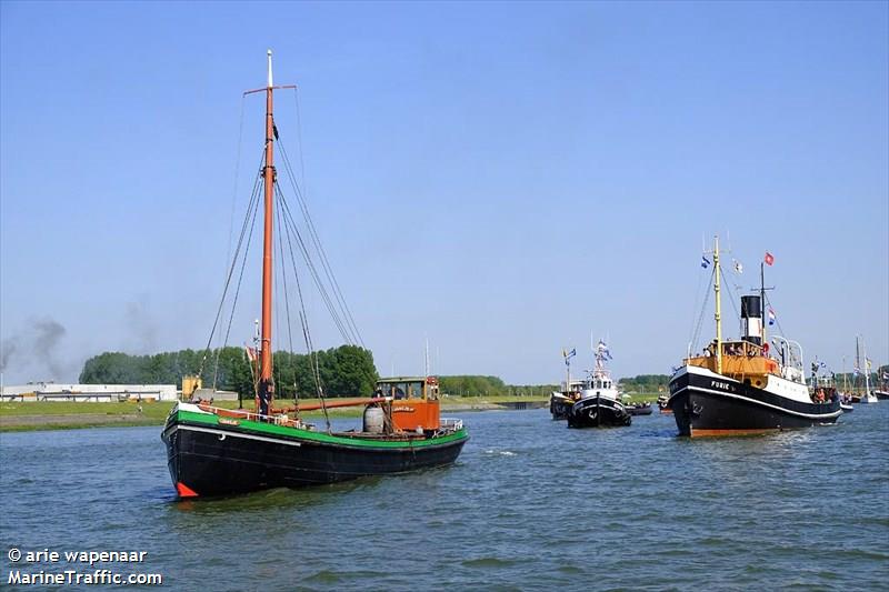 jansje (Pleasure craft) - IMO , MMSI 244010297, Call Sign PG7650 under the flag of Netherlands