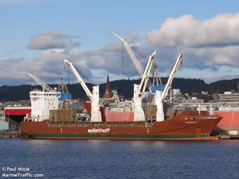 parkgracht (General Cargo Ship) - IMO 9424546, MMSI 244160000, Call Sign PCOW under the flag of Netherlands