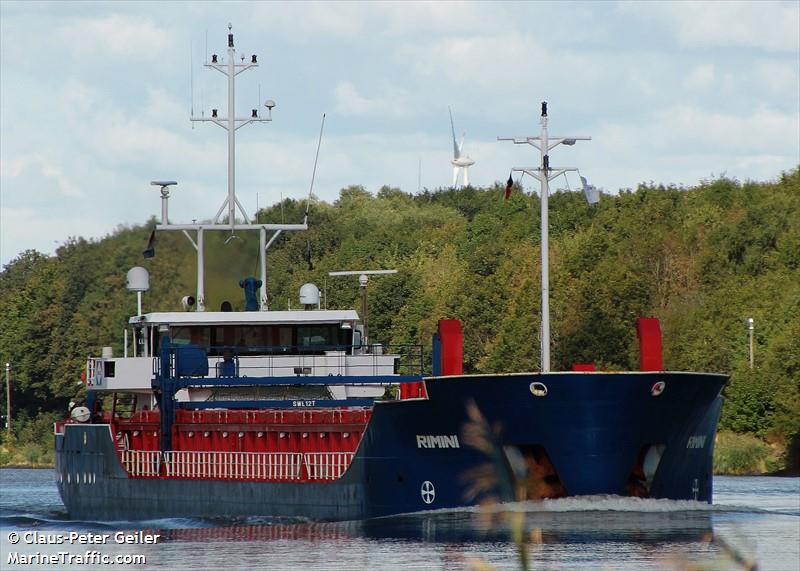 rimini (General Cargo Ship) - IMO 9421635, MMSI 244218000, Call Sign PHJC under the flag of Netherlands