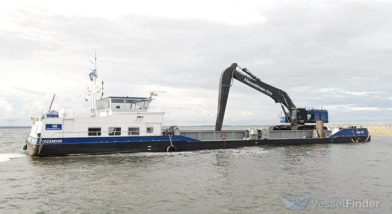 ibis 6 (Dredging or UW ops) - IMO , MMSI 244315982, Call Sign PI2375 under the flag of Netherlands